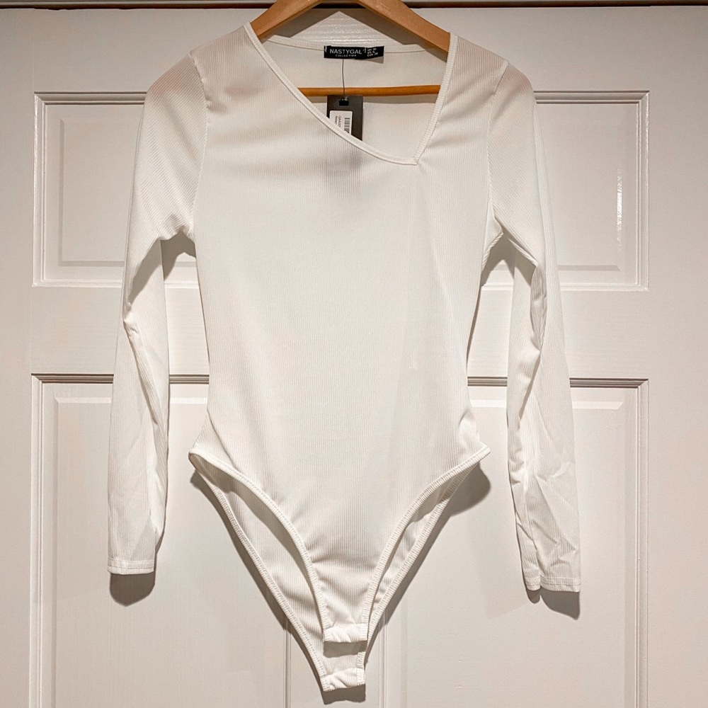 NWT Asymmetric Bodysuit